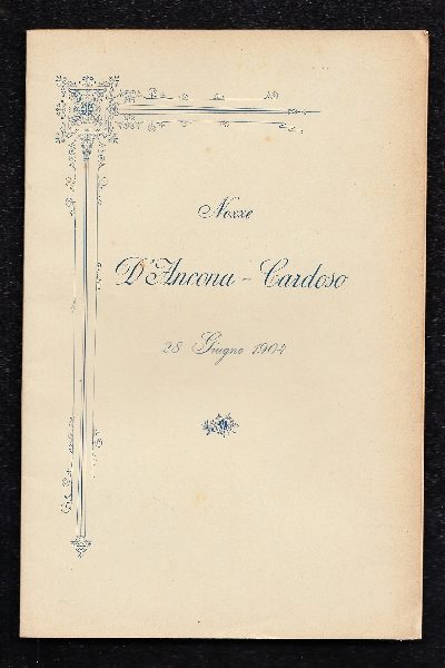 Il Padiglione di Re Alfonso, per nozze D'Ancona - Cardoso