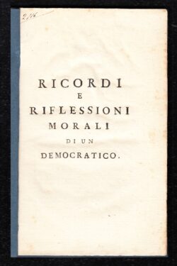Ricordi e riflessioni morali di un Democratito