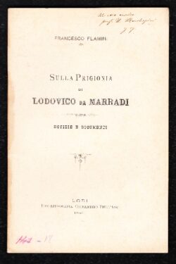Sulla prigionia di Ludovico Da Marradi