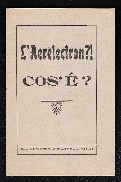 L'Aerelectron ?! Cos'è ?