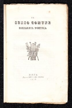 Il senso Comune, bizzarria poetica