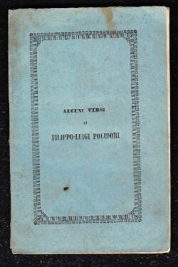 Alcuni Versi di Filippo Luigi Polidori