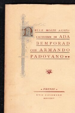 Ballata, per nozze Bemporad - Padovano