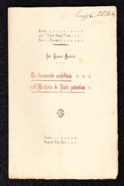 Un Documento Sanfedista nello Archivio di Stato Potentino