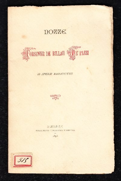 Tre lettere di Alessandro De' Pazzi