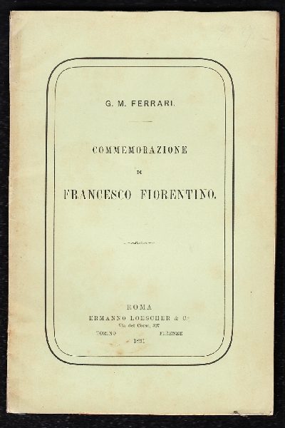 Commemorazione di Francesco Fiorentino
