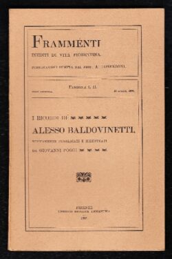 I Ricordi di Alesso Baldovinetti nuovamente pubblicati