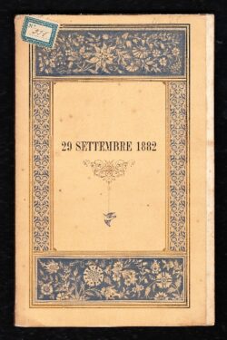 29 Settembre 1882 di Angelo De Gubernatis