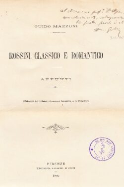 Rossini Classico e Romantico