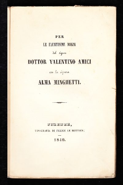 Parabole per nozze Amici - Minghetti