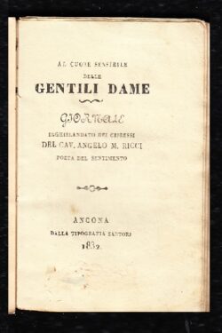 Al cuore sensibile delle Gentili Dame