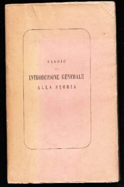 Saggio di Introduzione Generale alla Storia