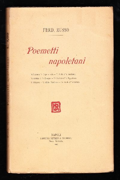 Poemetti napoletani , di Ferdinando Russo
