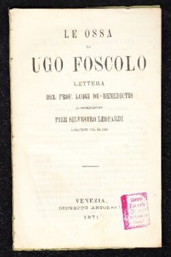 Le ossa di Ugo Foscolo