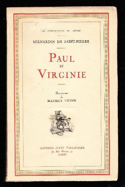 Paul et Virginie, illustrations de Maurice Leloir
