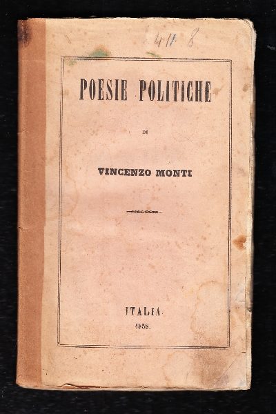 Poesie politiche di Vincenzo Monti