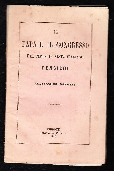 Il PAPA e il Congresso dal punto di vista italiano