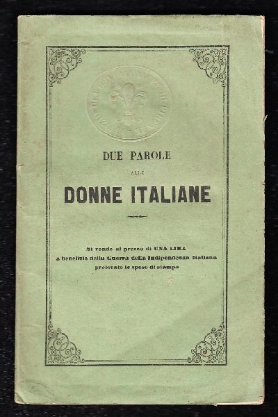 Due parole alle Donne Italiane