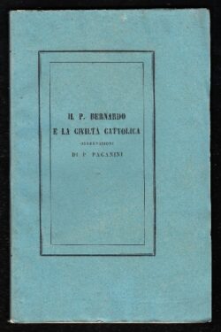 Il P. Bernardo e la Civiltà Cattolica