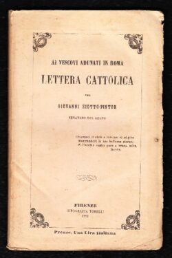 Ai Vescovi Adunati in Roma: Lettera Cattolica