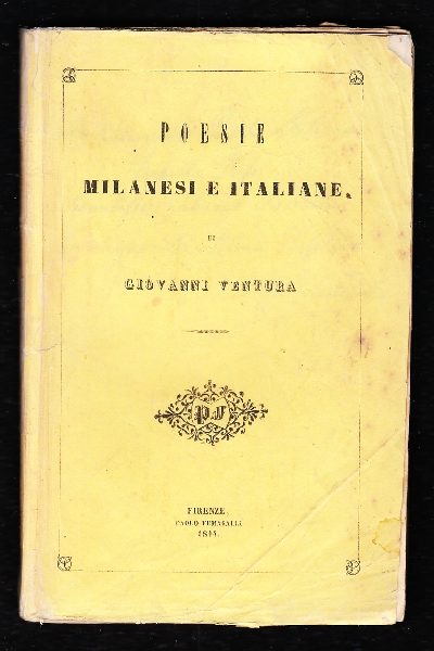Poesie milanesi e italiane