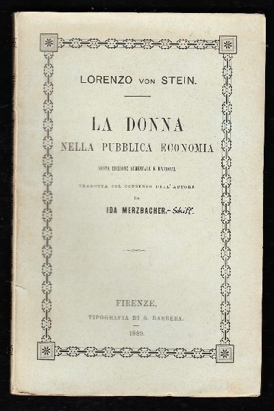 La Donna nella Pubblica Economia