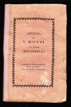Lettera al sig. Abate Saverio Bettinelli