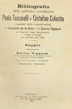 Bibliografia della polemica concernente Paolo Toscanelli e Cristoforo Colombo