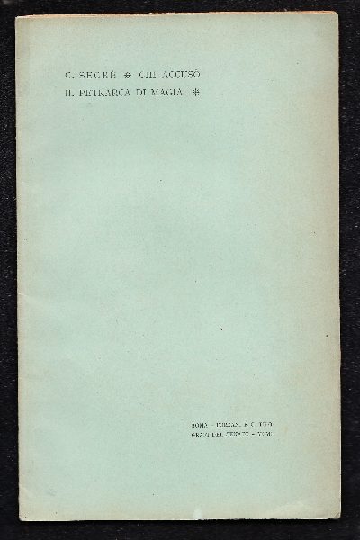 Chi accusò il Petrarca di magia