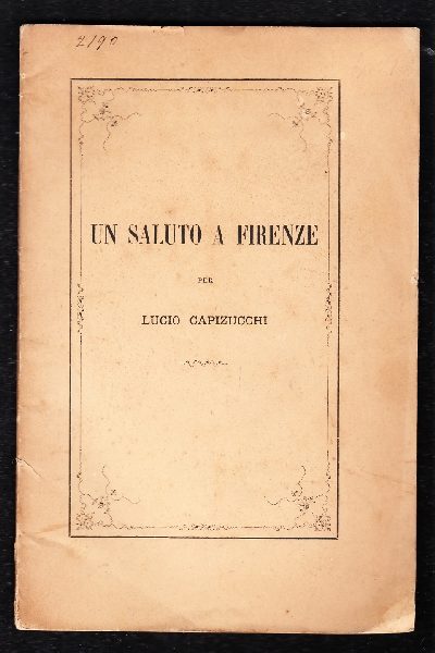 Un saluto a Firenze
