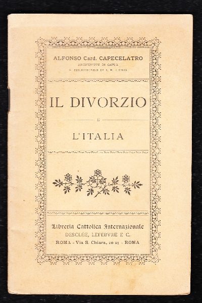 Il Divorzio e l'Italia