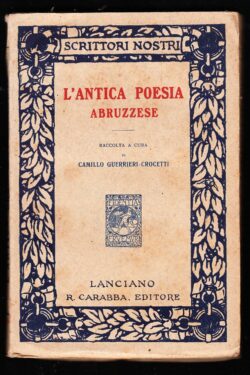 L'antica Poesia Abbruzzese