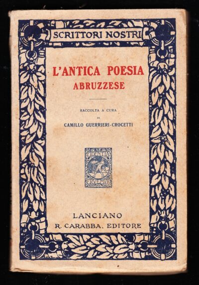 L'antica Poesia Abbruzzese