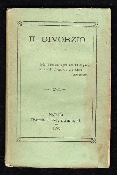 Il Divorzio e l'Italia