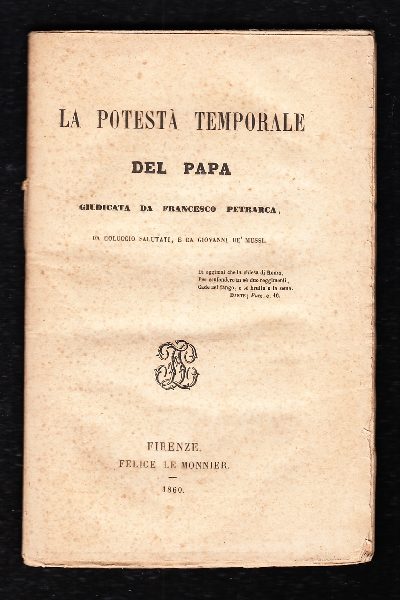 La potestà temporale del Papa