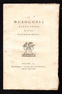 La musogonia. Canto unico del cittadino Vincenzo Monti