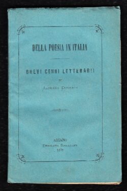 Della Poesia in Italia