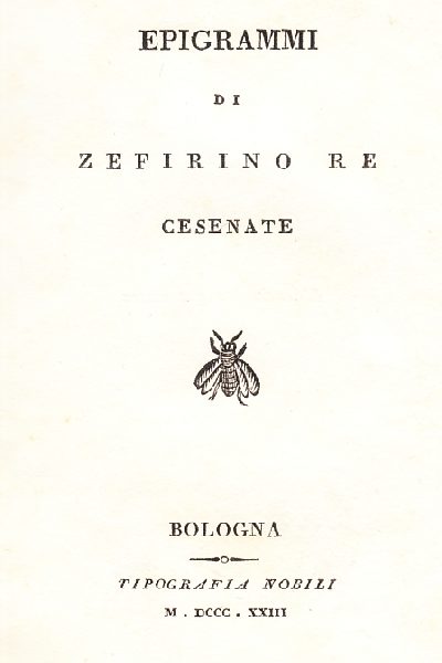 Epigrammi di Zefirino Re Cesenate