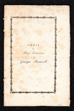 Versi di Luigi Scovazzo e di Giuseppe Montanelli
