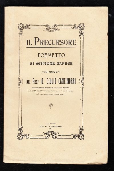 Il precursore. Poemetto