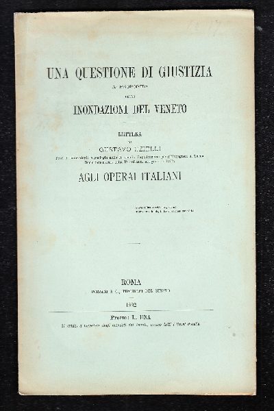 Una questione di Giustizia a proposito delle inondazioni del Veneto
