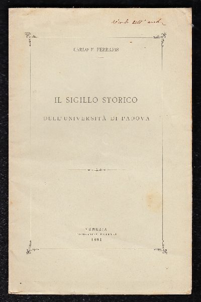 Il sigillo storico dell'Università di Padova