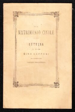 Sul Matrimonio Civile