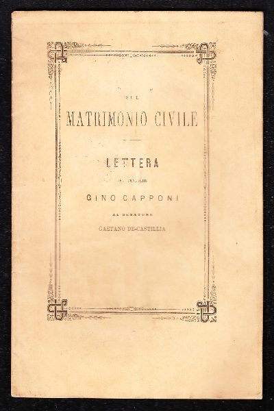 Sul Matrimonio Civile