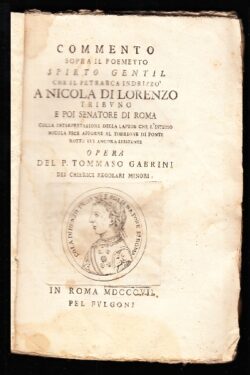 Commento sopra il Poemetto Spirto Gentil