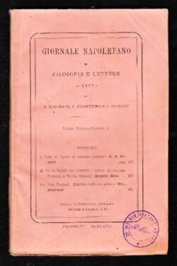Giornale Napoletano di Filosofia e Lettere