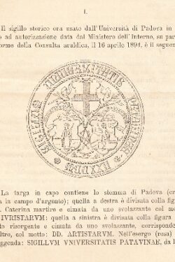 Il Sigillo Storico dell'Università di Padova. NUOVI APPUNTI