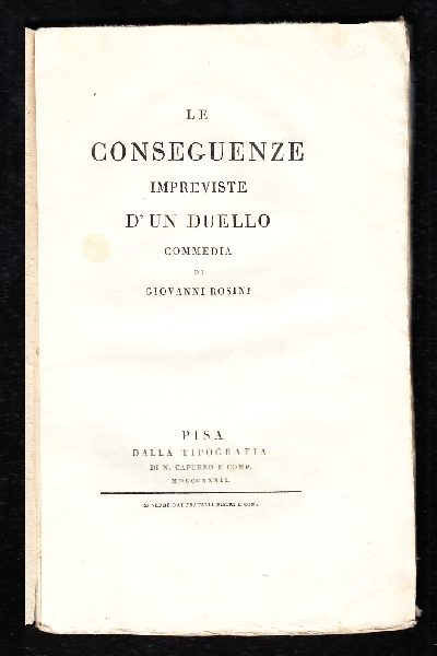 Le conseguenze impreviste di un duello