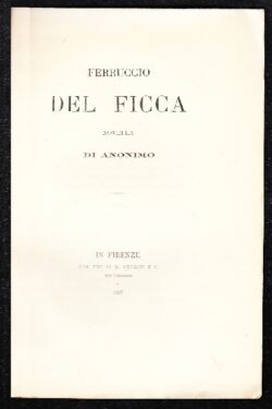 Ferruccio Del Ficca. NOVELLA