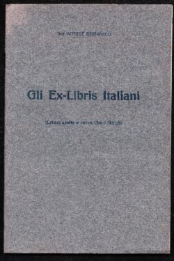 Gli EX-LIBRIS italiani (Lettera aperta al comm. Ulrico Hoepli)